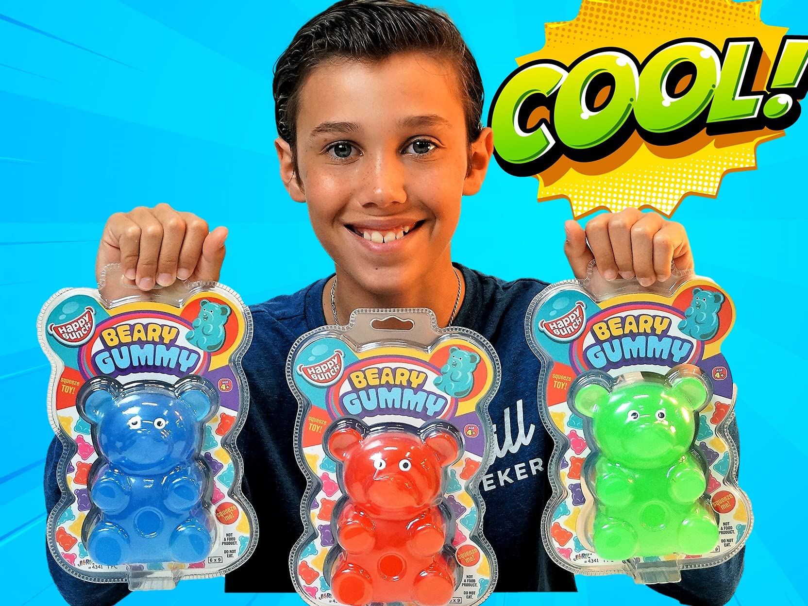 Foto 4 pulgar | Juguete De Osito De Goma Blando Ja-ru Jumbo Squeeze Para Aliviar El Estrés - Venta Internacional.