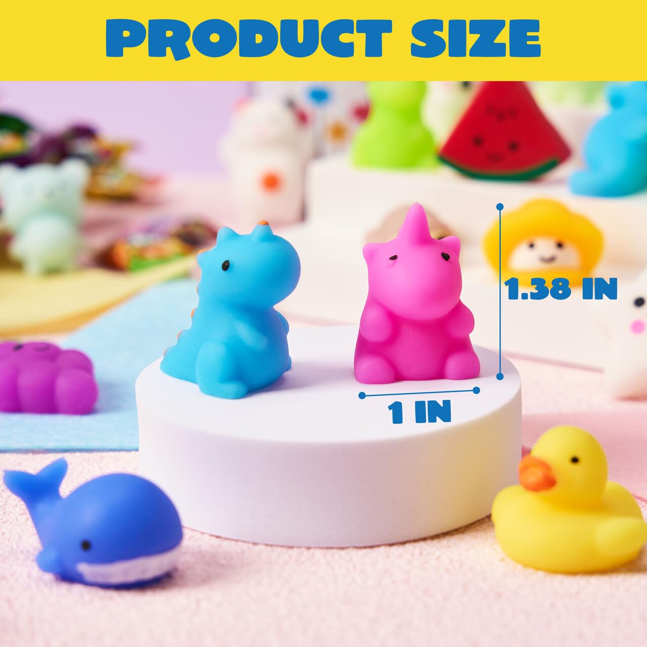 Foto 7 pulgar | Juego De Juguetes Mochi Squishy Joyin Random, Paquete De 25 Para Niños Con Caja - Venta Internacional.