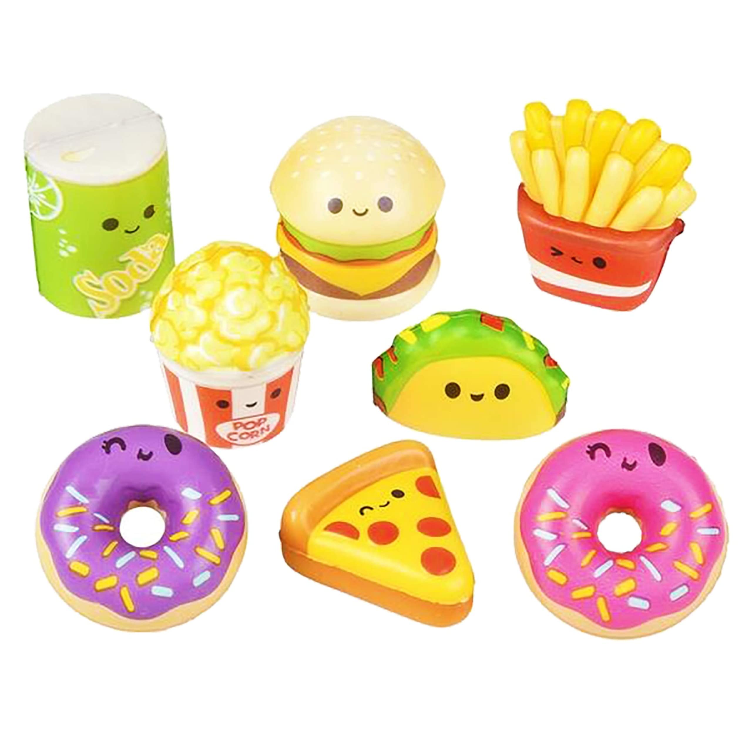 Foto 3 pulgar | Squishy Toys 4e's Novelty Fast Food Para Niños, Paquete De 24 - Venta Internacional.