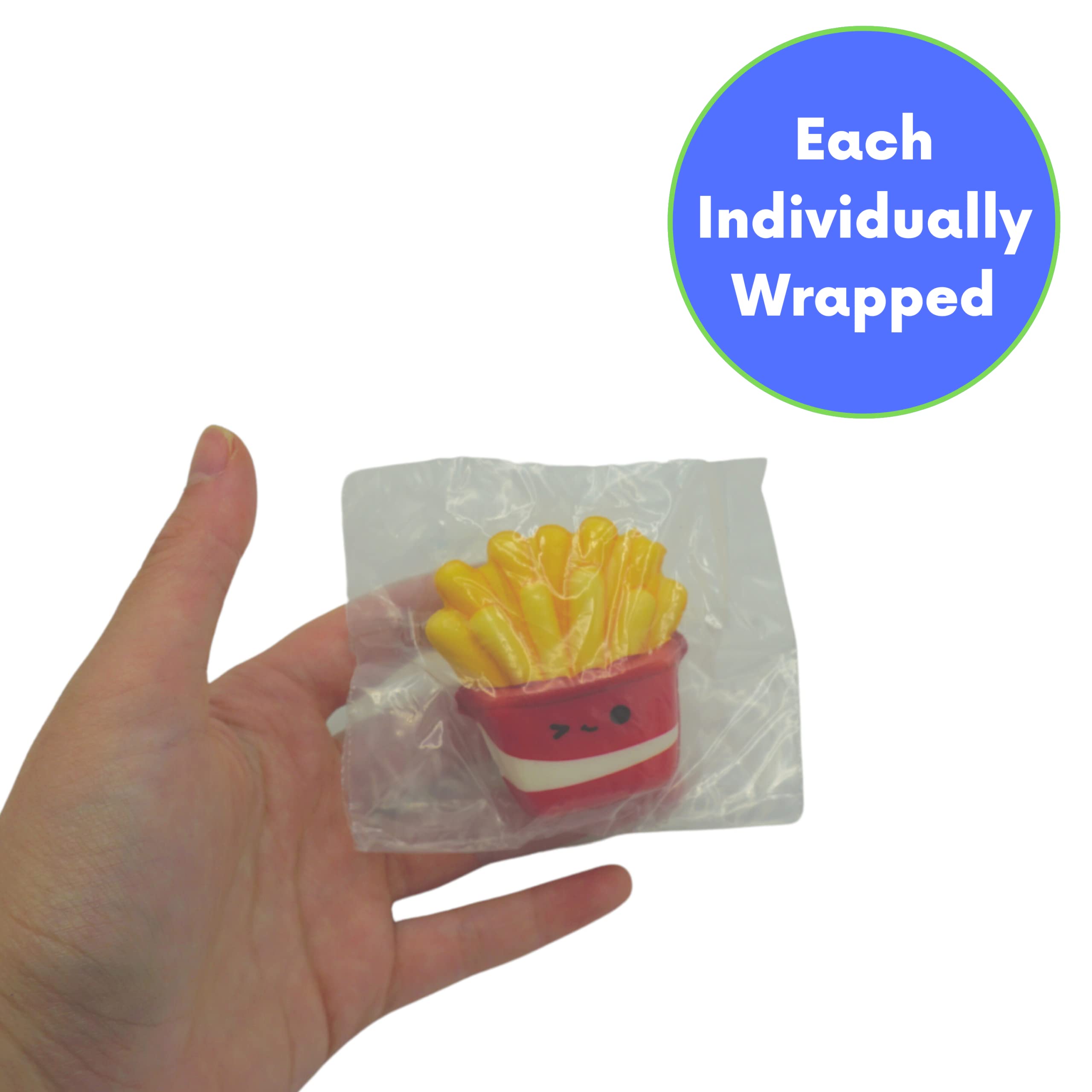 Foto 4 pulgar | Squishy Toys 4e's Novelty Fast Food Para Niños, Paquete De 24 - Venta Internacional.