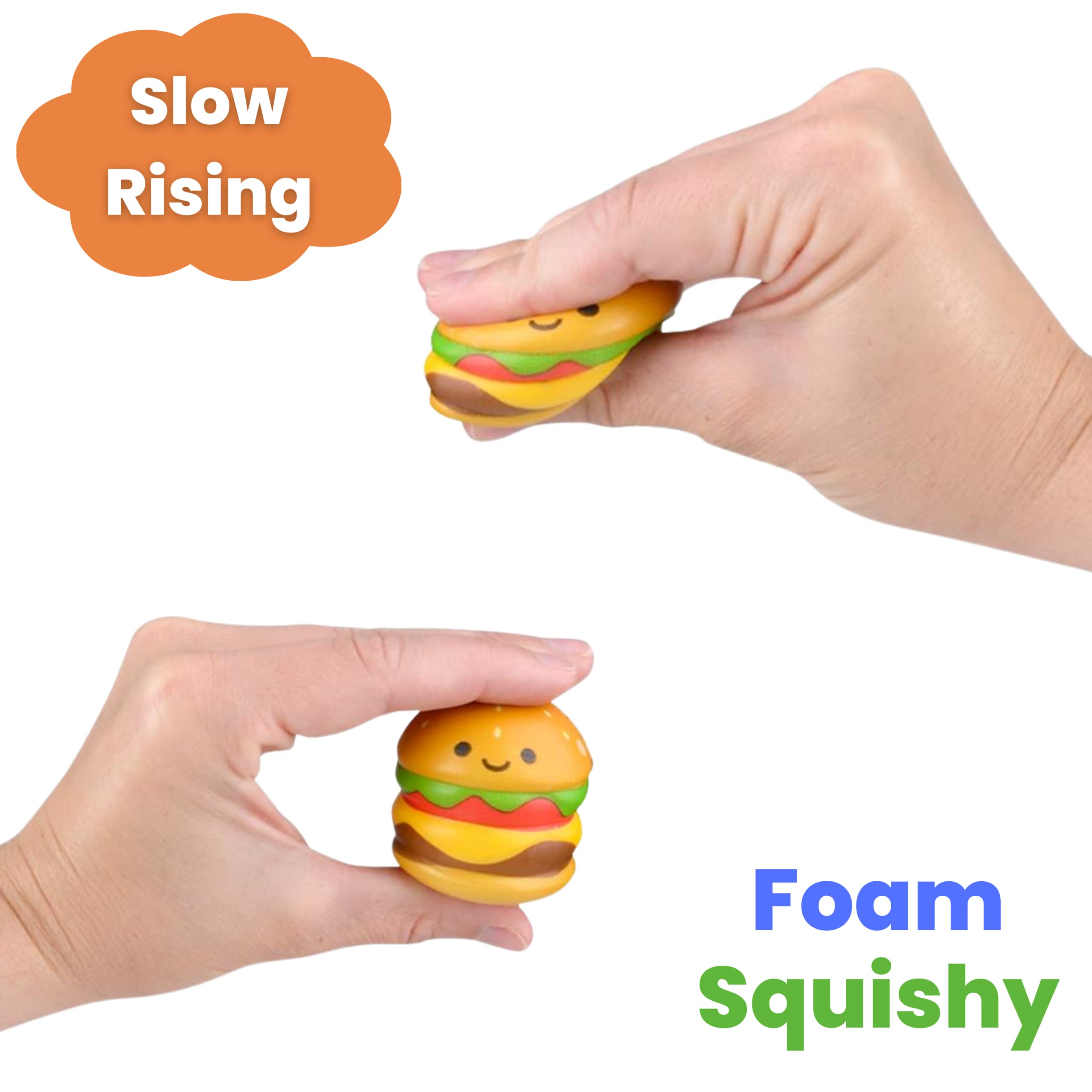 Foto 5 pulgar | Squishy Toys 4e's Novelty Fast Food Para Niños, Paquete De 24 - Venta Internacional.