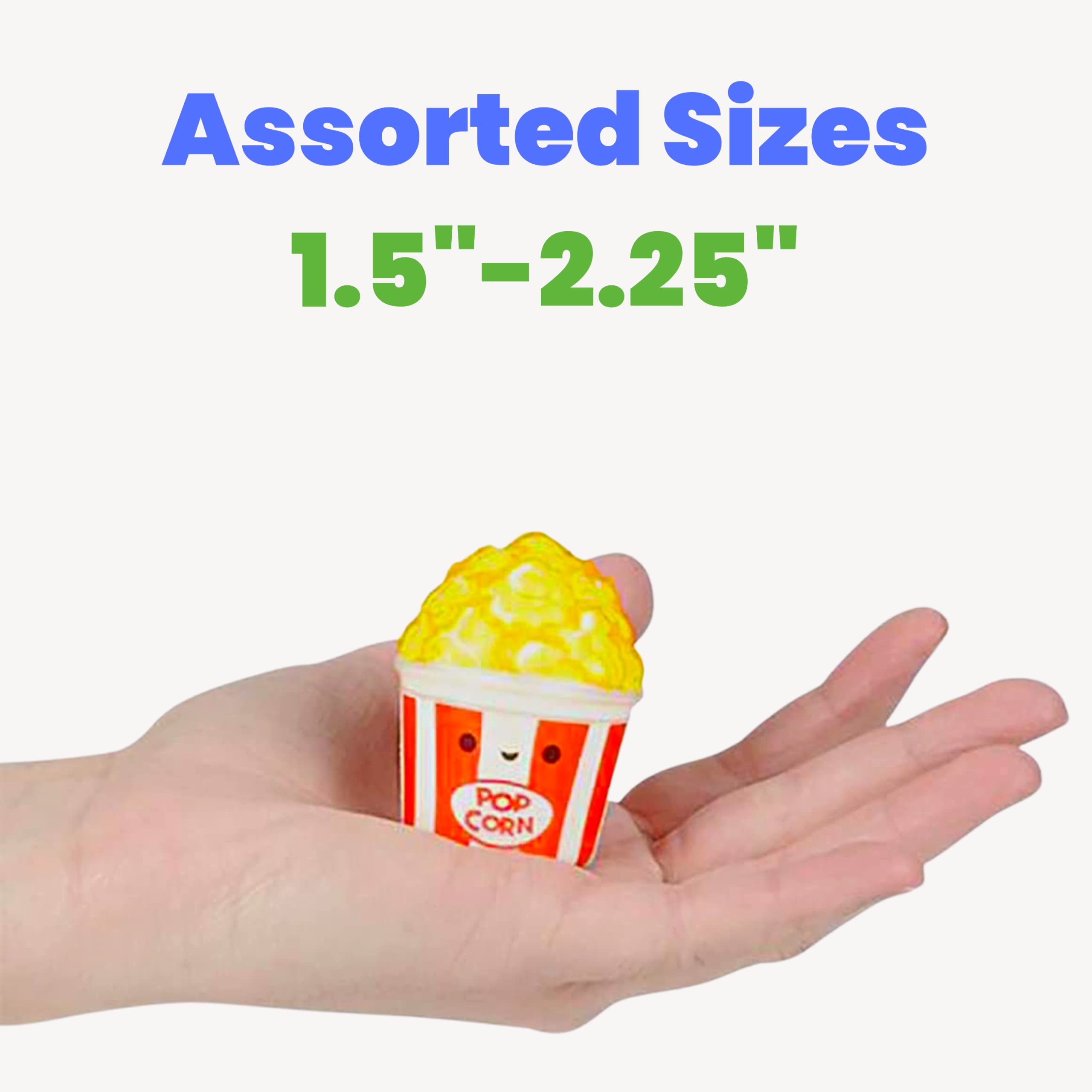 Foto 6 pulgar | Squishy Toys 4e's Novelty Fast Food Para Niños, Paquete De 24 - Venta Internacional.