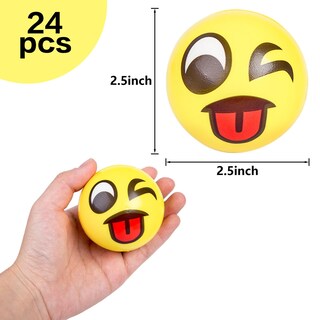 Foto 4 | Pelotas de Espuma Stress Balls Lovestown 24 Piezas