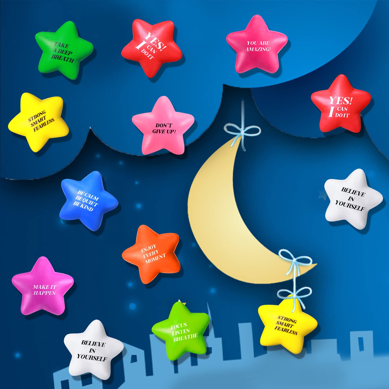 Foto 7 | Estrellas Antiestrés Sotiff 100 Frases Motivacionales - Venta Internacional