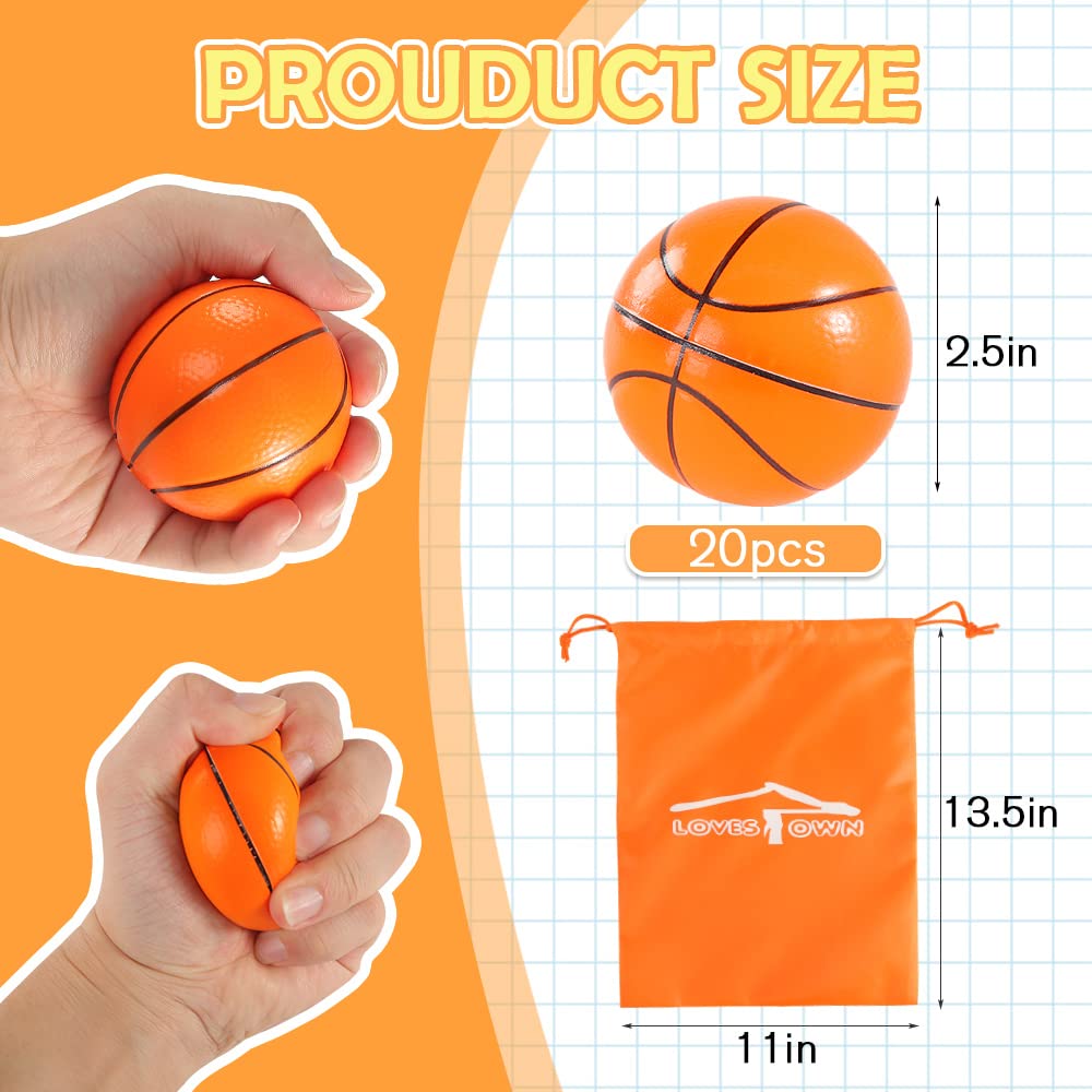 Foto 2 | Pelotas Antiestrés Lovestown 6,35 cm Espuma Suave 20 Piezas - Venta Internacional