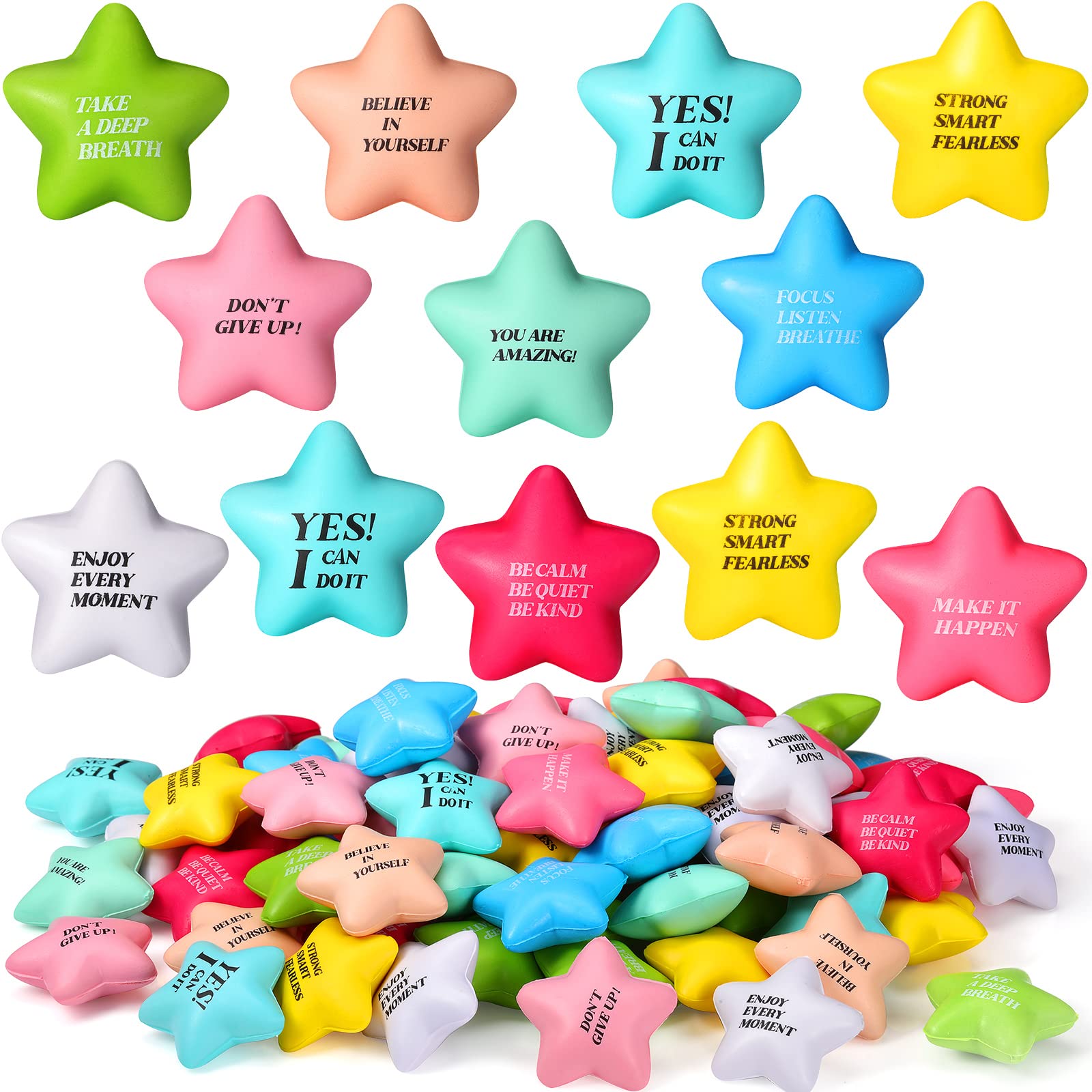 Foto 2 pulgar | Estrellas Antiestrés Sotiff 100 Frases Motivacionales - Venta Internacional