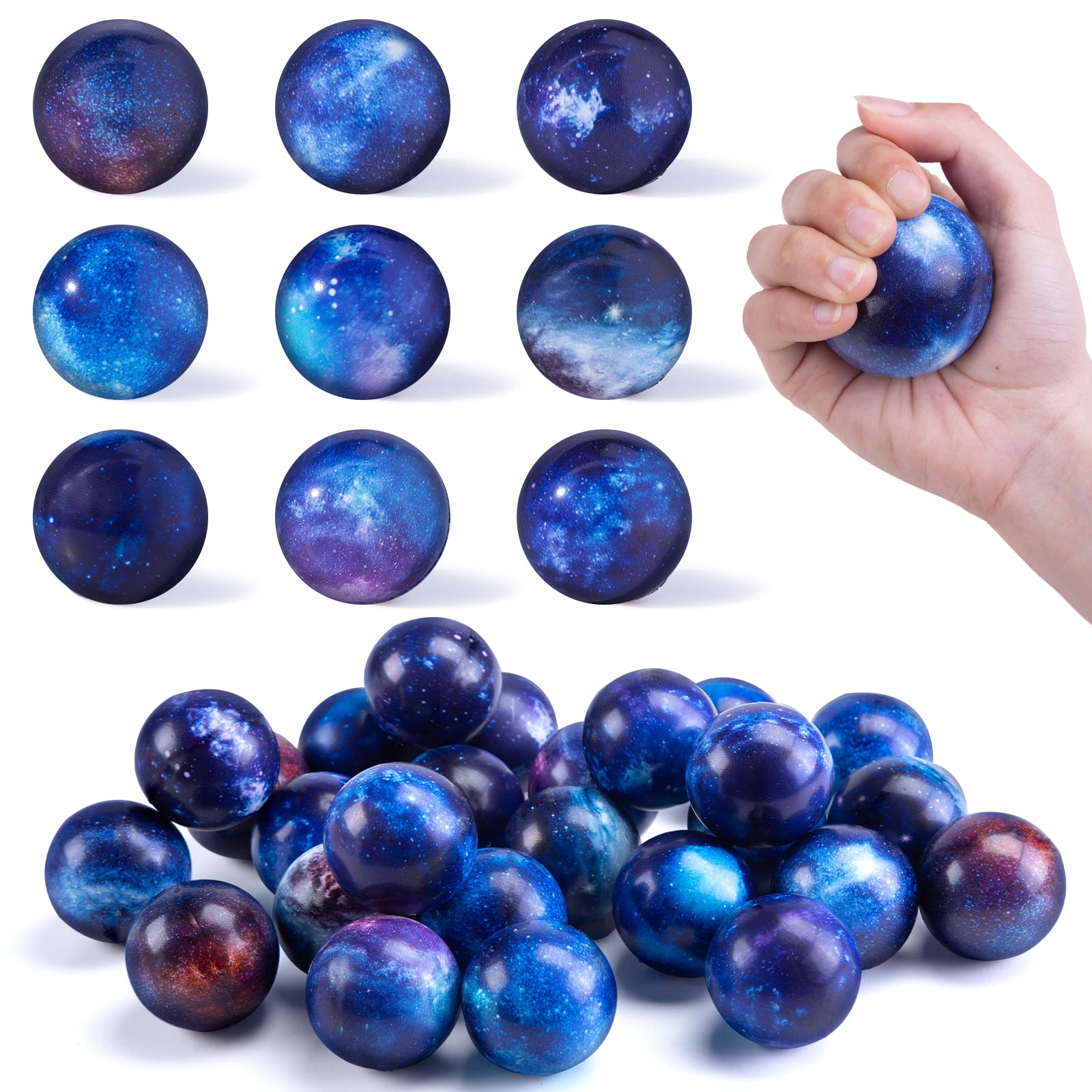 Foto 2 pulgar | Bolas de Espuma Stress Balls Lovestown Galaxy 5 cm 50 Piezas - Venta Internacional