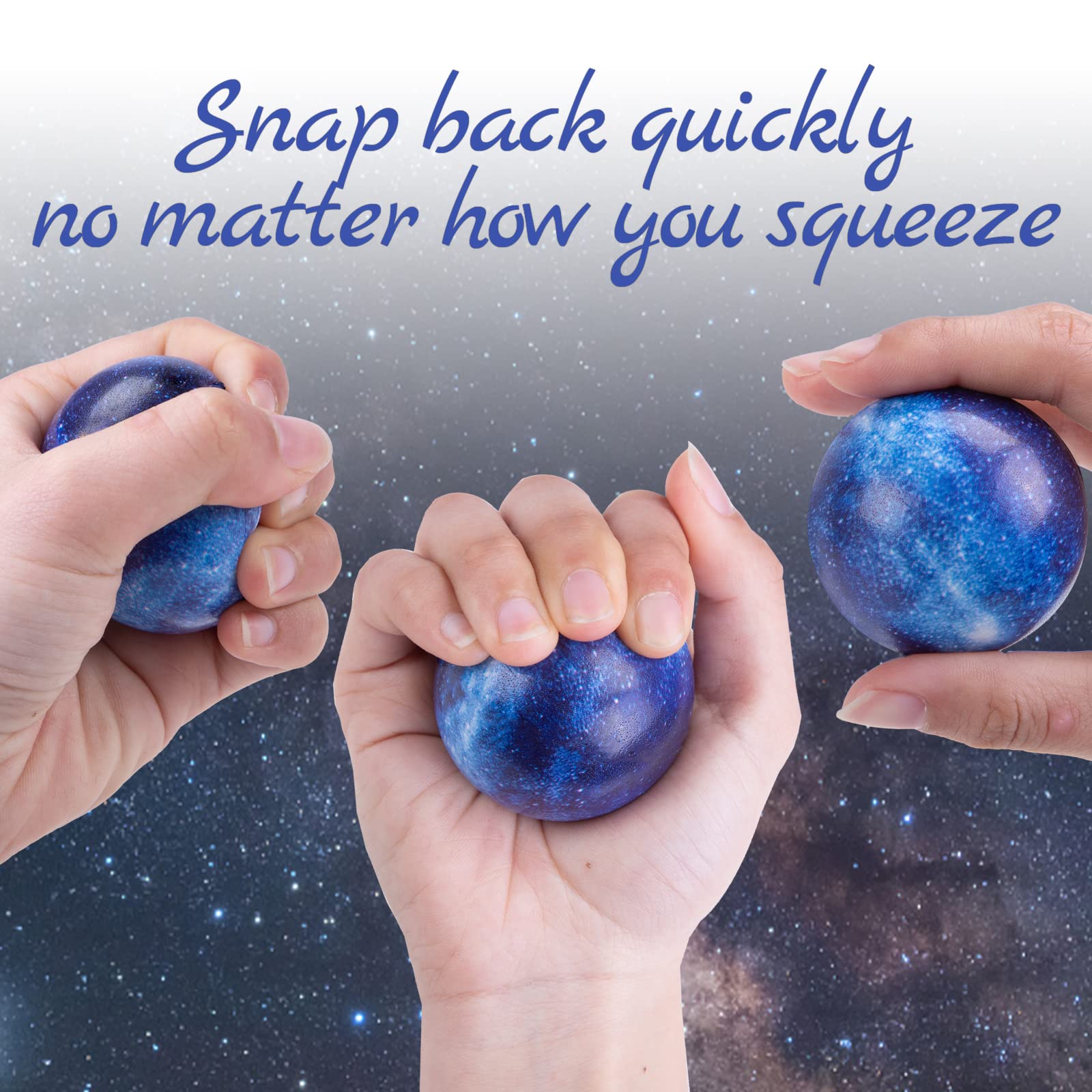 Foto 4 pulgar | Bolas de Espuma Stress Balls Lovestown Galaxy 5 cm 50 Piezas - Venta Internacional