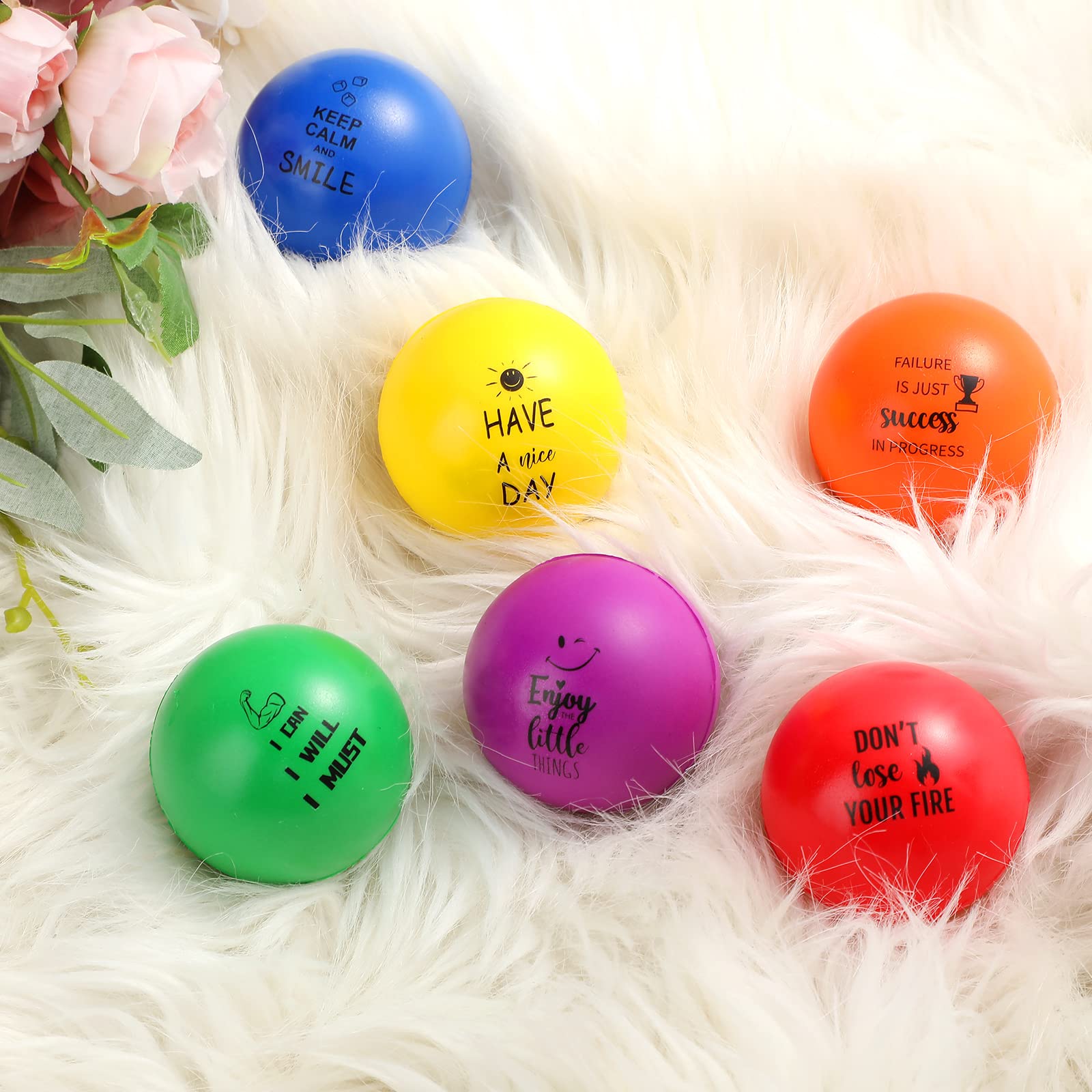 Foto 4 pulgar | Bolas De Estrés Skylety Motivational Inspirational, 6,3 Cm, 6 Unidades - Venta Internacional.