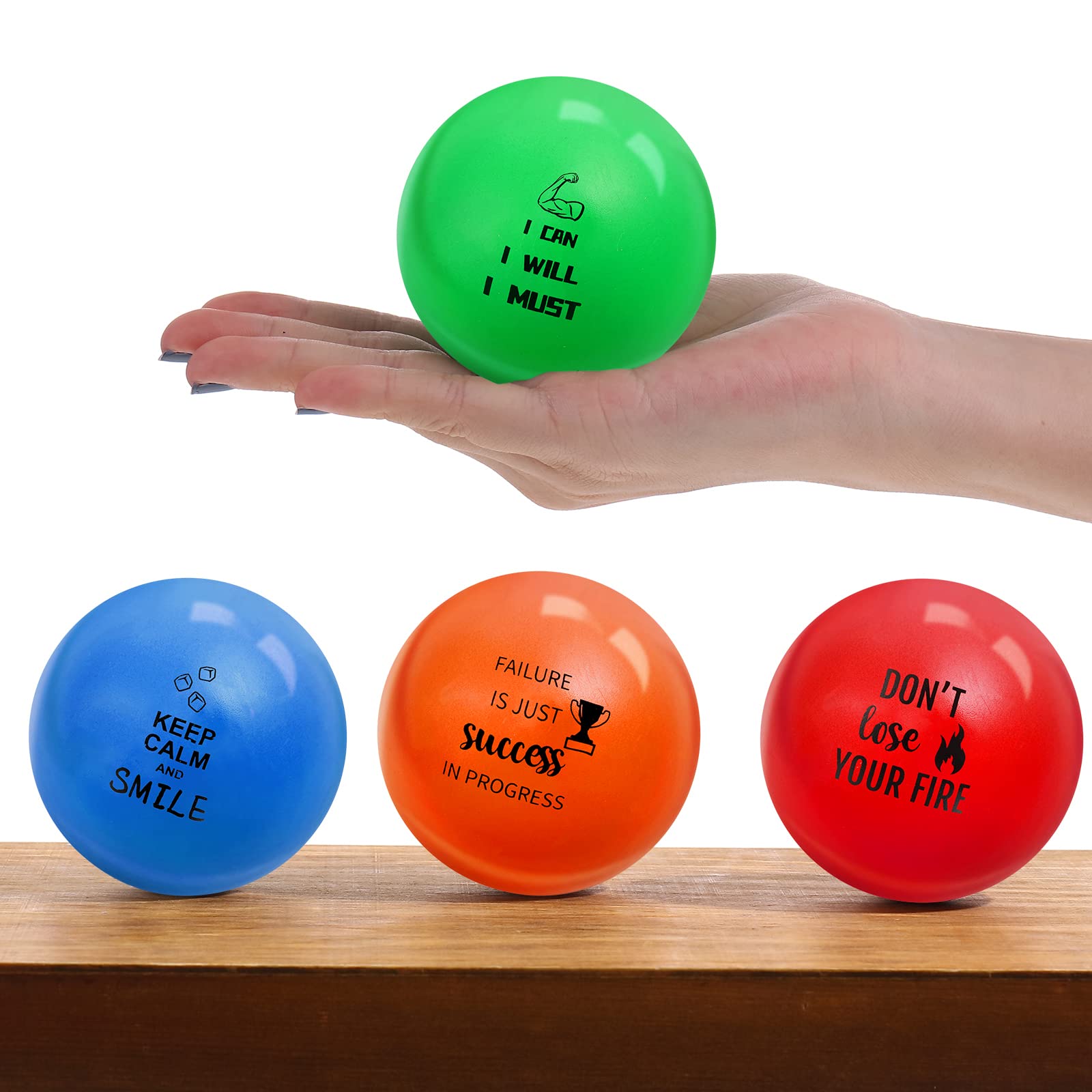 Foto 4 | Bolas De Estrés Skylety Motivational Inspirational, 6,3 Cm, 6 Unidades - Venta Internacional.
