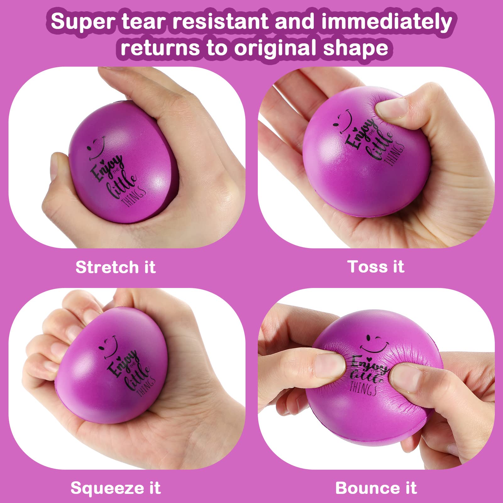 Foto 8 pulgar | Bolas De Estrés Skylety Motivational Inspirational, 6,3 Cm, 6 Unidades - Venta Internacional.