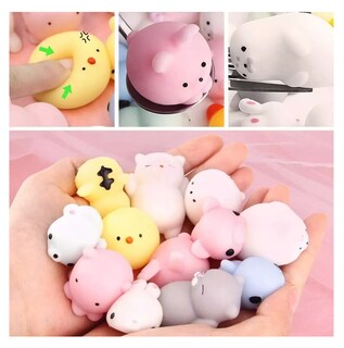Foto 5 | Juguete Squishy Lab.G Kawaii Antiestrés Mochi 64 Piezas