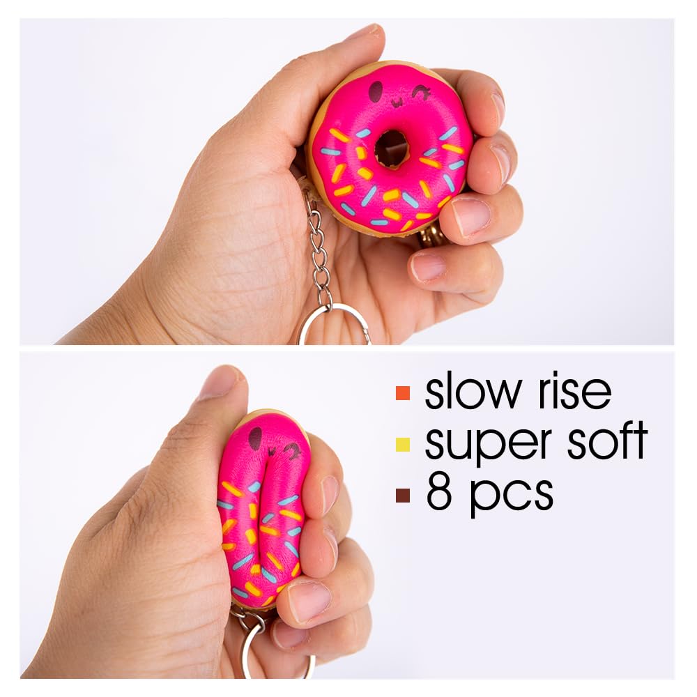 Foto 4 | Mini Set De 8 Juguetes De Comida Rápida Squish Artcreativity Para Niños - Venta Internacional.