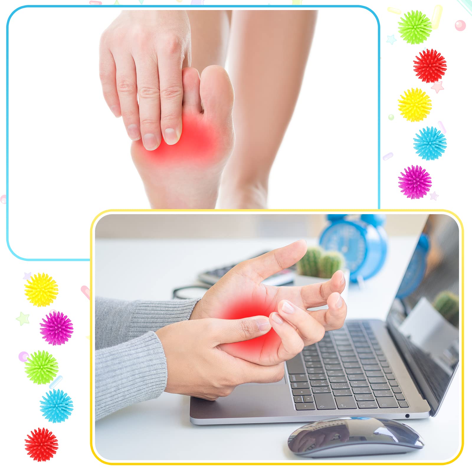 Foto 5 pulgar | Mini Puercoespín Spiky Stress Ball Hydren, Paquete De 25 Unidades, 3 Cm, Juguete De Pvc - Venta Internacional.