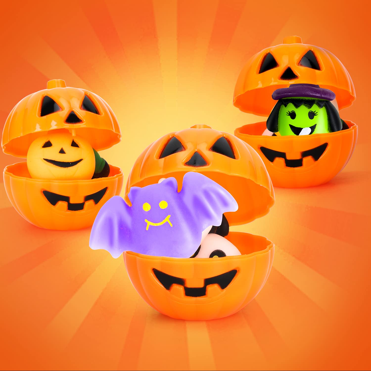 Foto 5 pulgar | Halloween Squishy Toy Life, 40 Unidades, Para Niños, Con Caja De Calabazas - Venta Internacional.