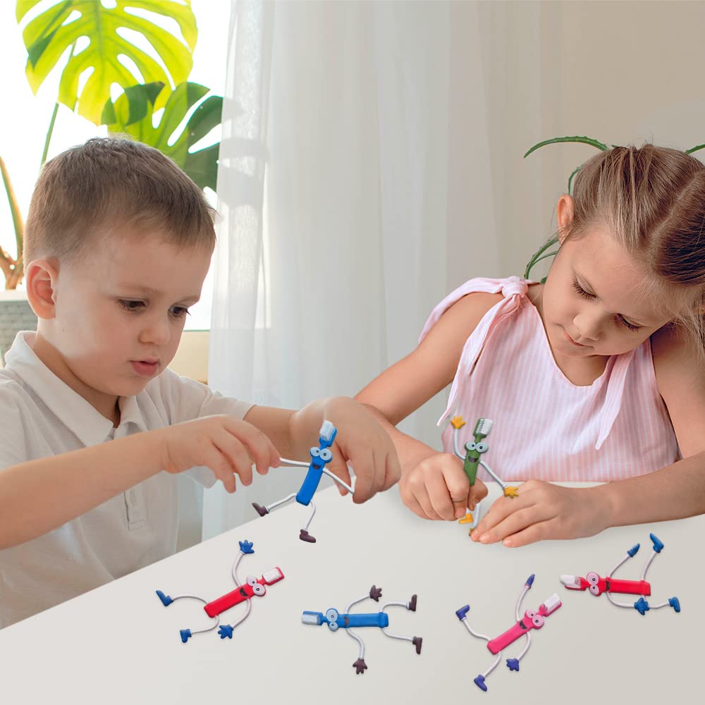 Foto 5 pulgar | Juego De 12 Figuras De Cepillos De Dientes Flexibles Artcreativity Para Niños - Venta Internacional.