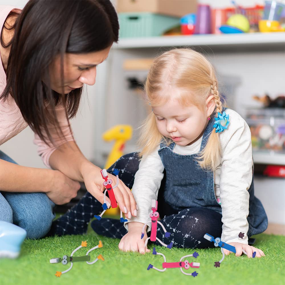 Foto 6 pulgar | Juego De 12 Figuras De Cepillos De Dientes Flexibles Artcreativity Para Niños - Venta Internacional.