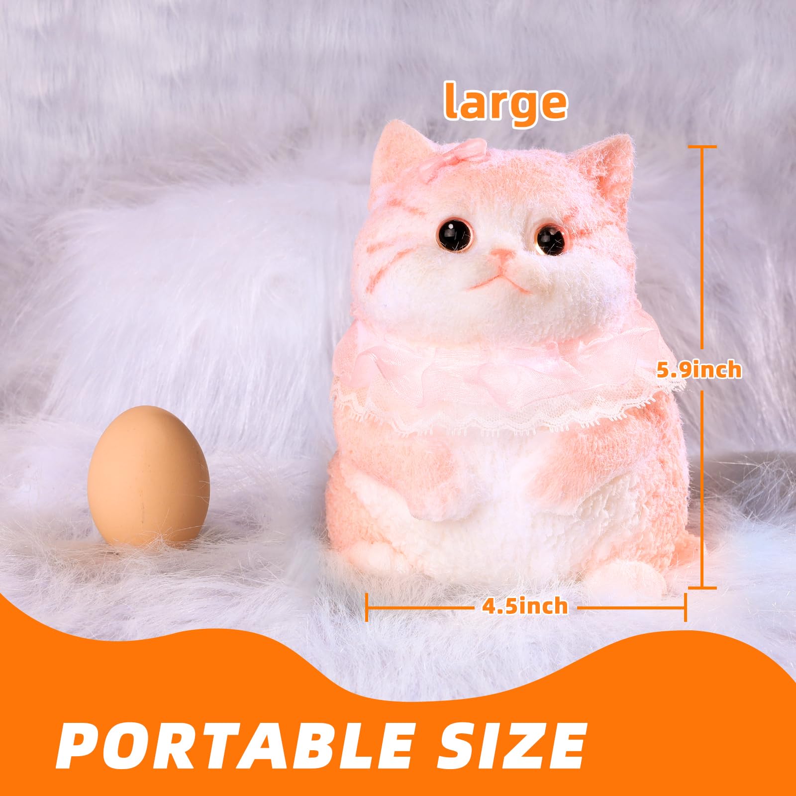 Foto 2 | Juguete Squishy Cat Fotn Big Taba Hecho A Mano Para Aliviar El Estrés, Rosa - Venta Internacional.