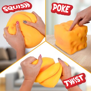 Foto 2 | Juguete Squeeze Cheese Giggle Zone Con Forma De Bloque Blando Extra Grande - Venta Internacional.