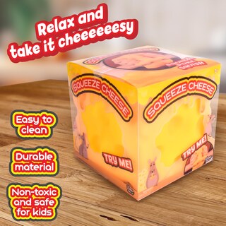 Foto 3 | Juguete Squeeze Cheese Giggle Zone Con Forma De Bloque Blando Extra Grande - Venta Internacional.