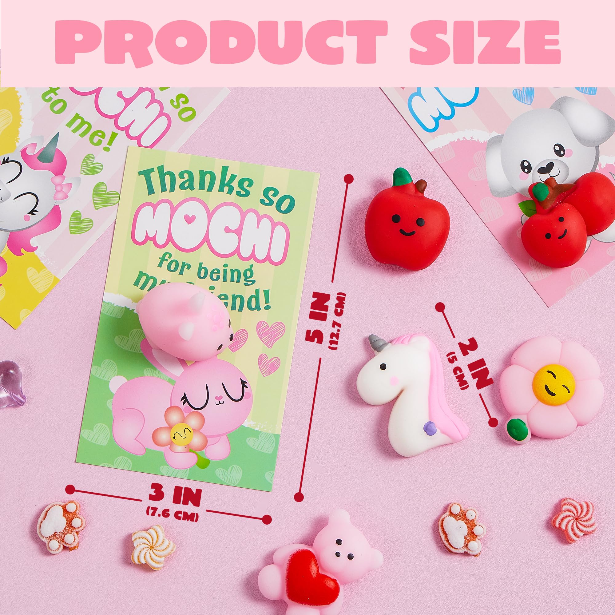 Foto 7 pulgar | Tarjetas De Regalo Joyin Para El Día De San Valentín Con Forma De Mochi Squishy, 28 Paquetes - Venta Internacional.