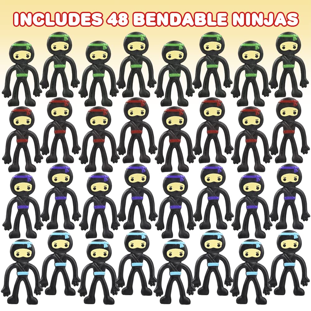 Foto 3 pulgar | Set De 48 Minininjas Doblables Artcreativity De Ninjas Ninjas De Ninjas De Ninja - Venta Internacional.