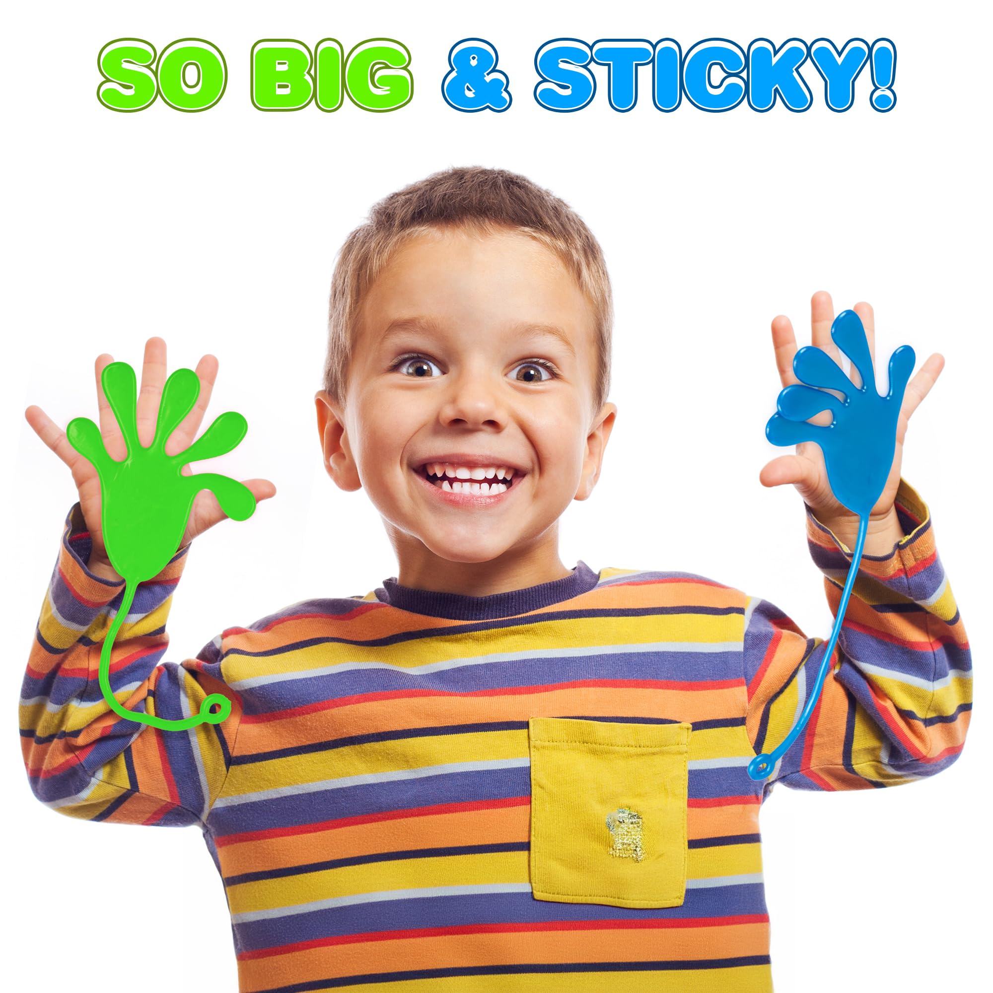 Foto 7 pulgar | Sticky Hands Artcreativity Giant, 30 Cm, Para Niños, Paquete De 4 Colores - Venta Internacional.