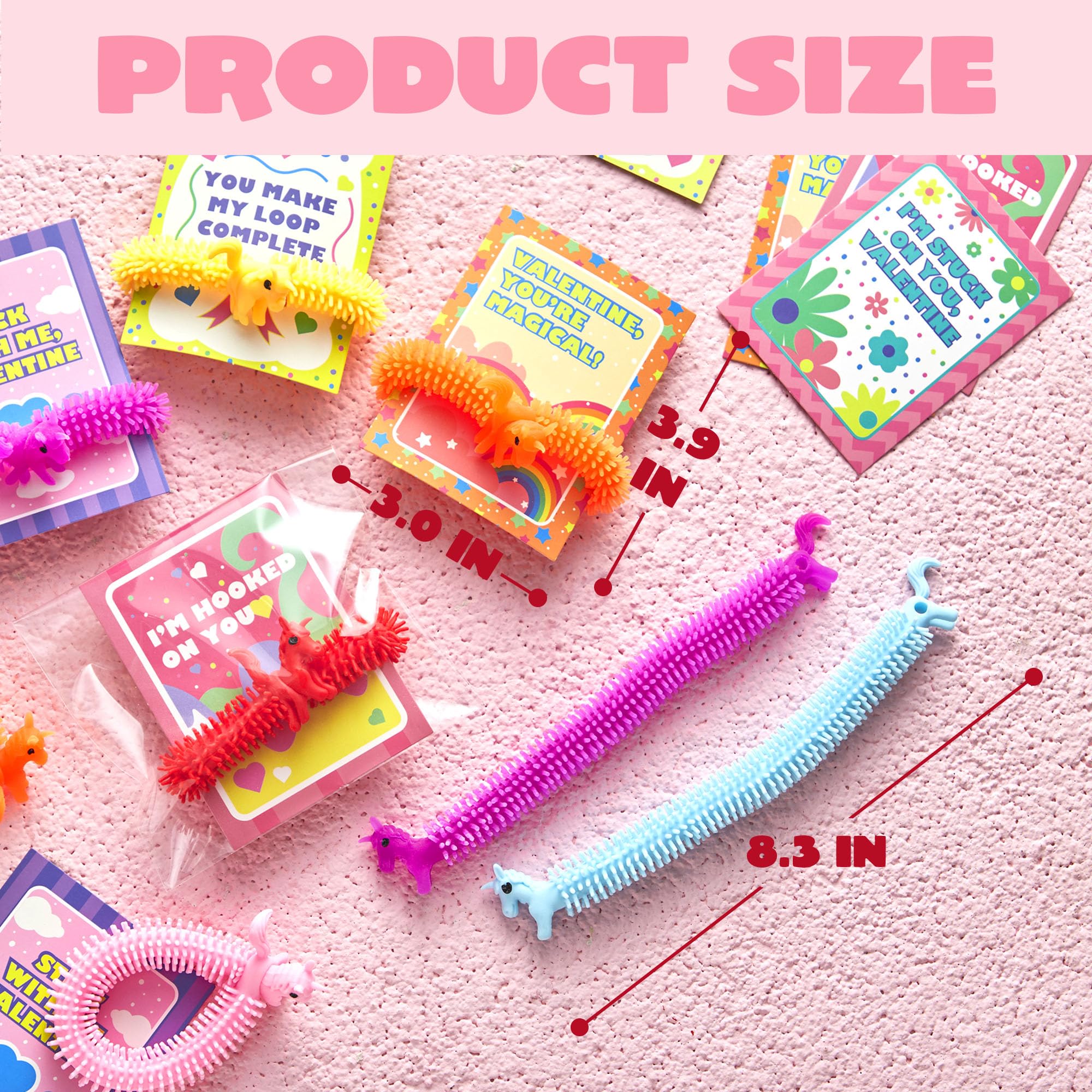 Foto 3 pulgar | Juego De 30 Tarjetas De Regalo Para El Día De San Valentín Con Juguetes De Cuerda Elástica - Venta Internacional.