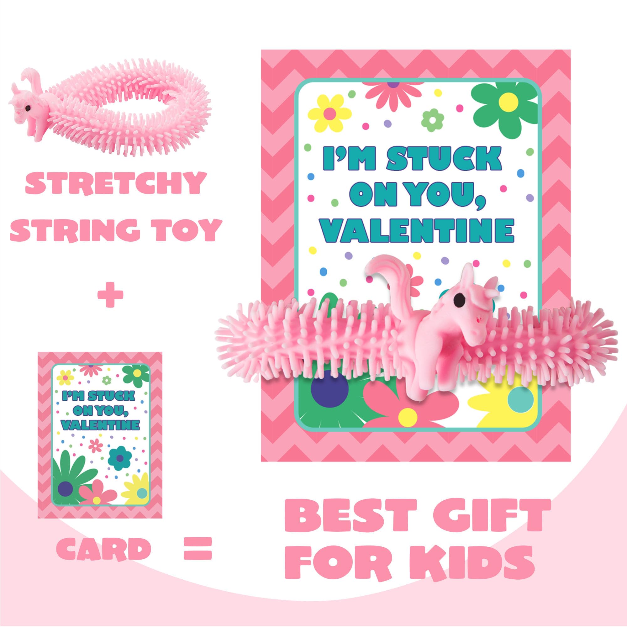 Foto 6 pulgar | Juego De 30 Tarjetas De Regalo Para El Día De San Valentín Con Juguetes De Cuerda Elástica - Venta Internacional.