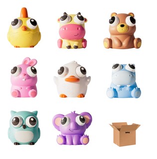 Foto 1 | 8pzs Estres Animal Juguete Belug Juguetes Para El Suave Estirable Colores