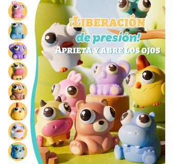 Foto 4 | 8pzs Estres Animal Juguete Belug Juguetes Para El Suave Estirable Colores