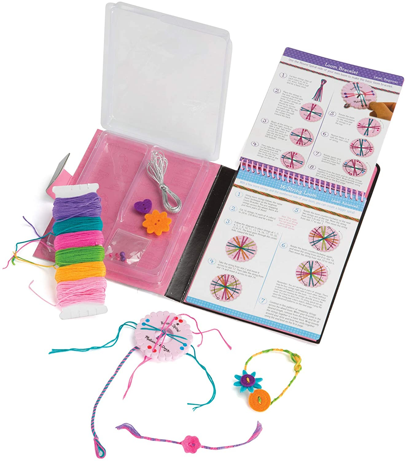 Foto 7 pulgar | Venta Internacional - Pulseras de Amistad On-the-go Crafts de Melissa & Doug