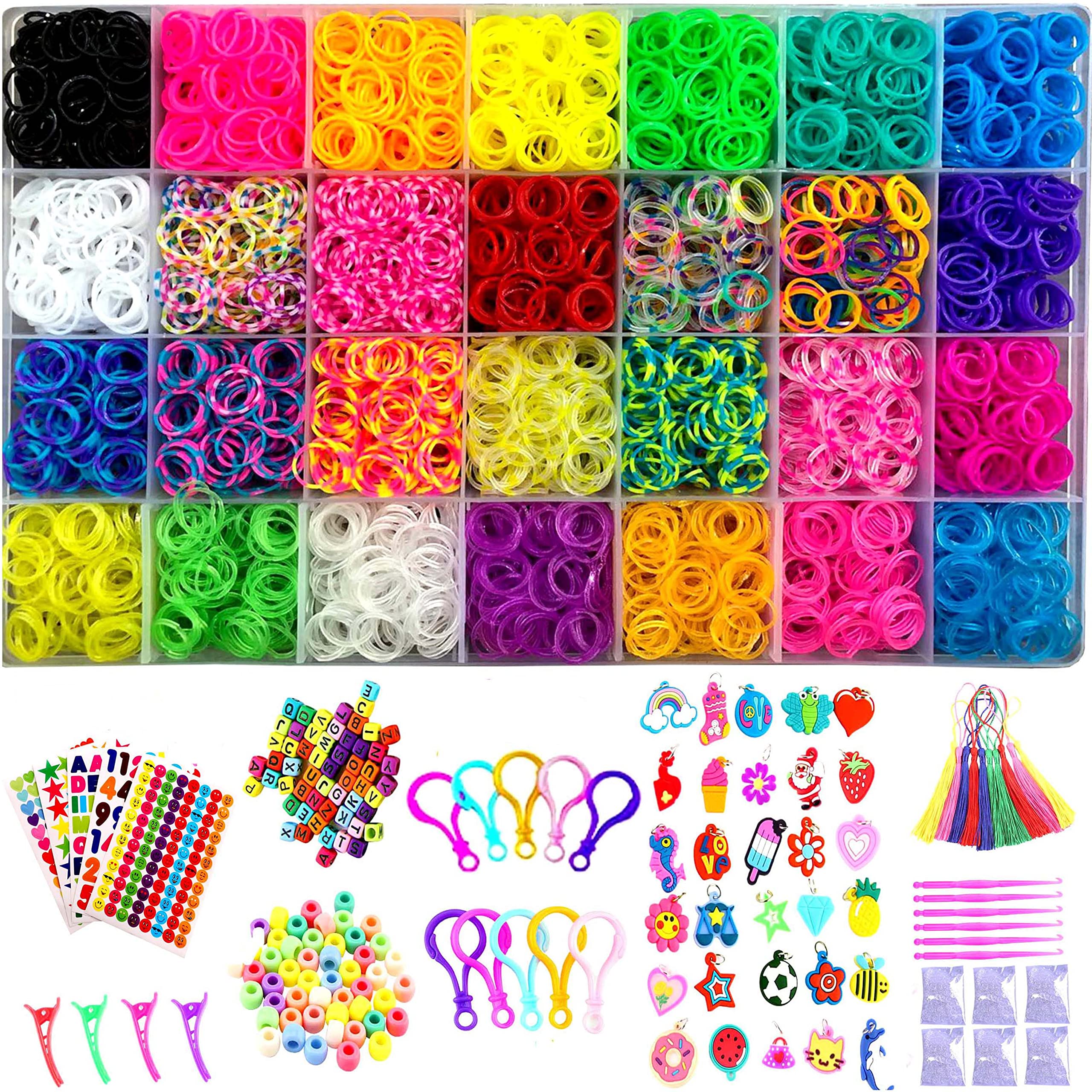 Foto 2 pulgar | Venta Internacional - Kit De Gomas Elásticas Yitohop 12080+ Loom Bands Para Pulsera Maki