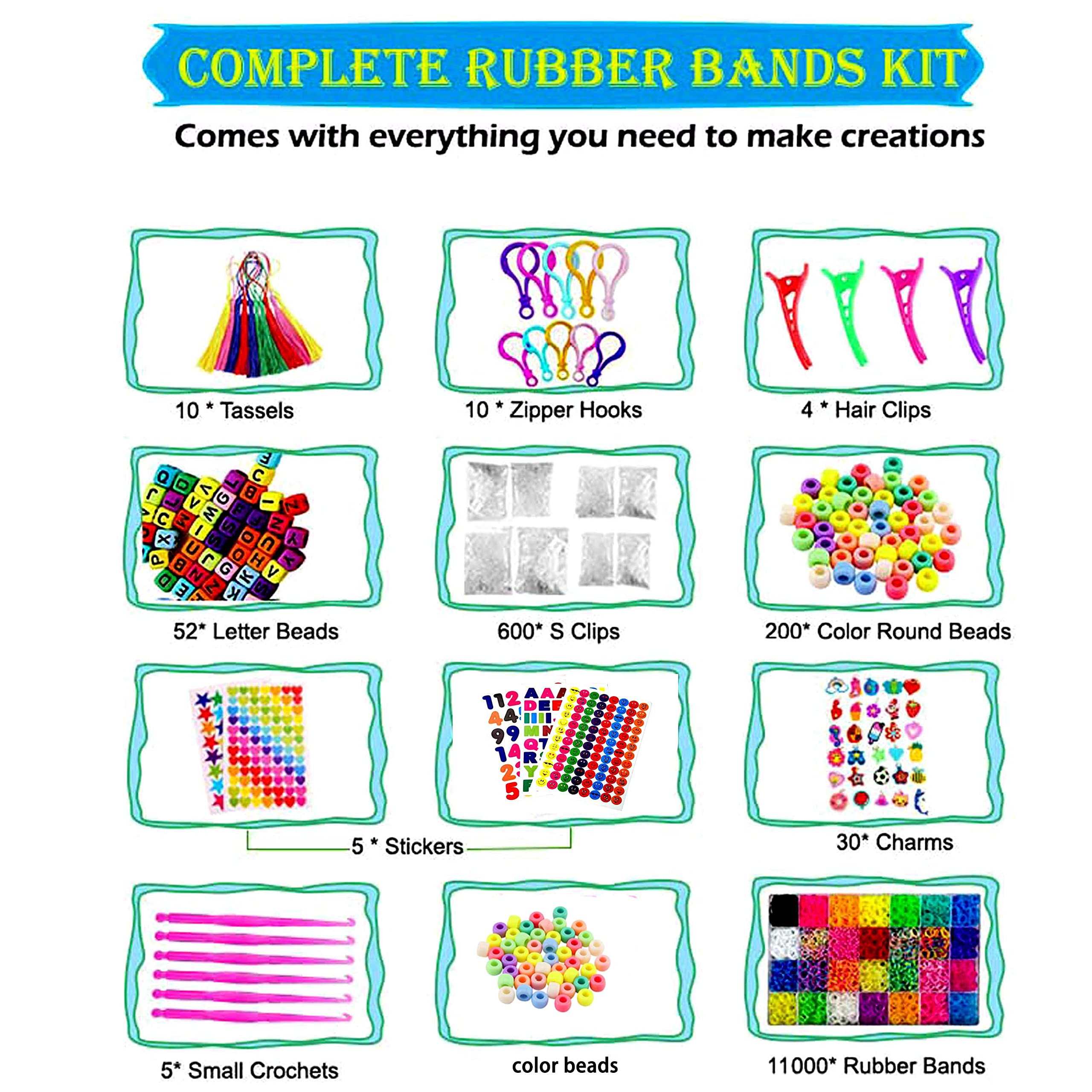 Foto 3 pulgar | Venta Internacional - Kit De Gomas Elásticas Yitohop 12080+ Loom Bands Para Pulsera Maki