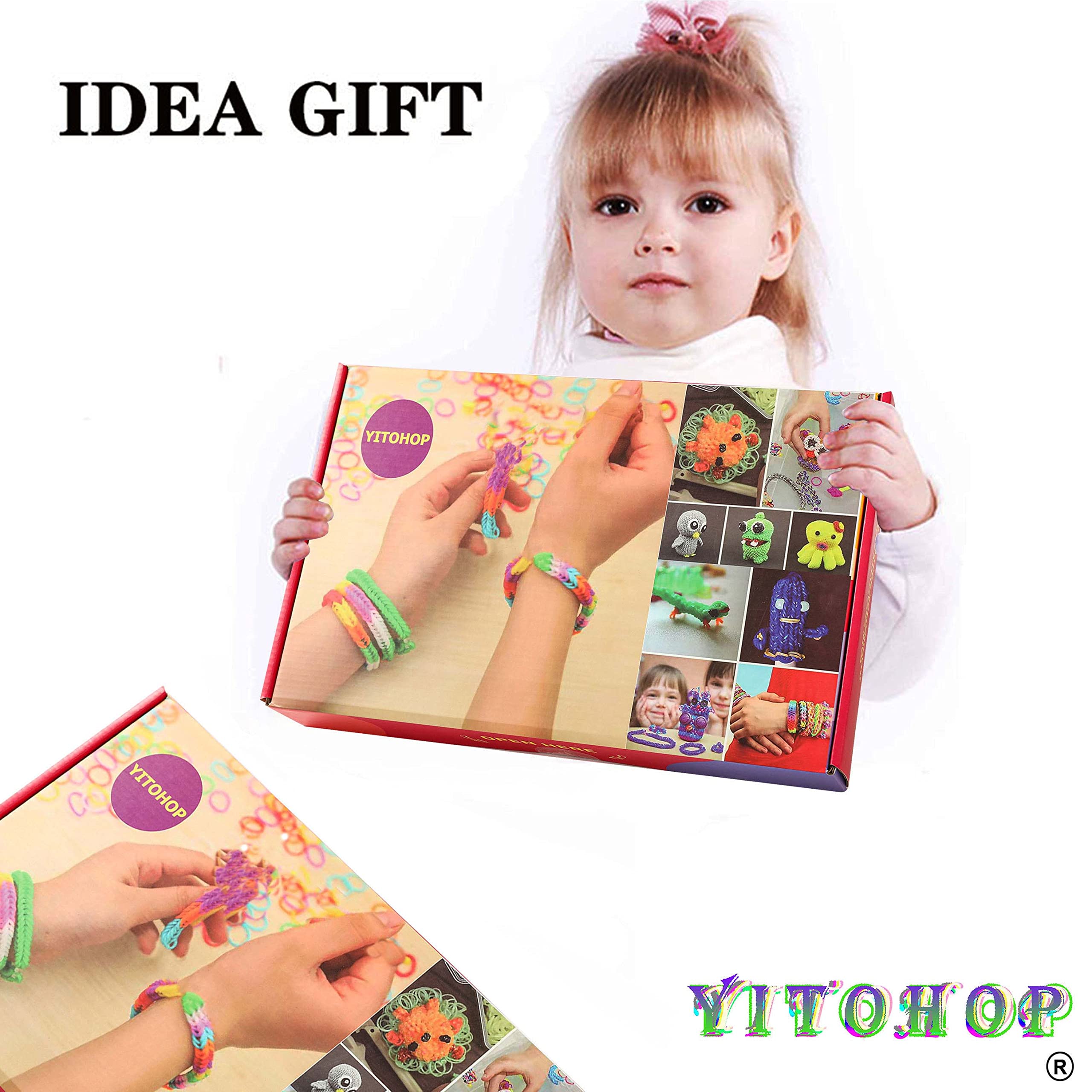 Foto 7 pulgar | Venta Internacional - Kit De Gomas Elásticas Yitohop 12080+ Loom Bands Para Pulsera Maki