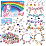 Venta Internacional - Kit De Fabricación De Joyas Biib Para Niñas De 6 A 12 Años Con Cuentas Y Carbón