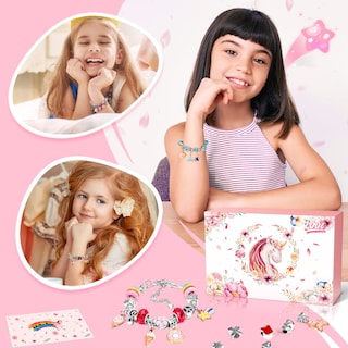 Foto 2 | Venta Internacional - Kit De Fabricación De Pulseras Zooi Para Niñas De 6 A 12 Años Con Unicornios Cha
