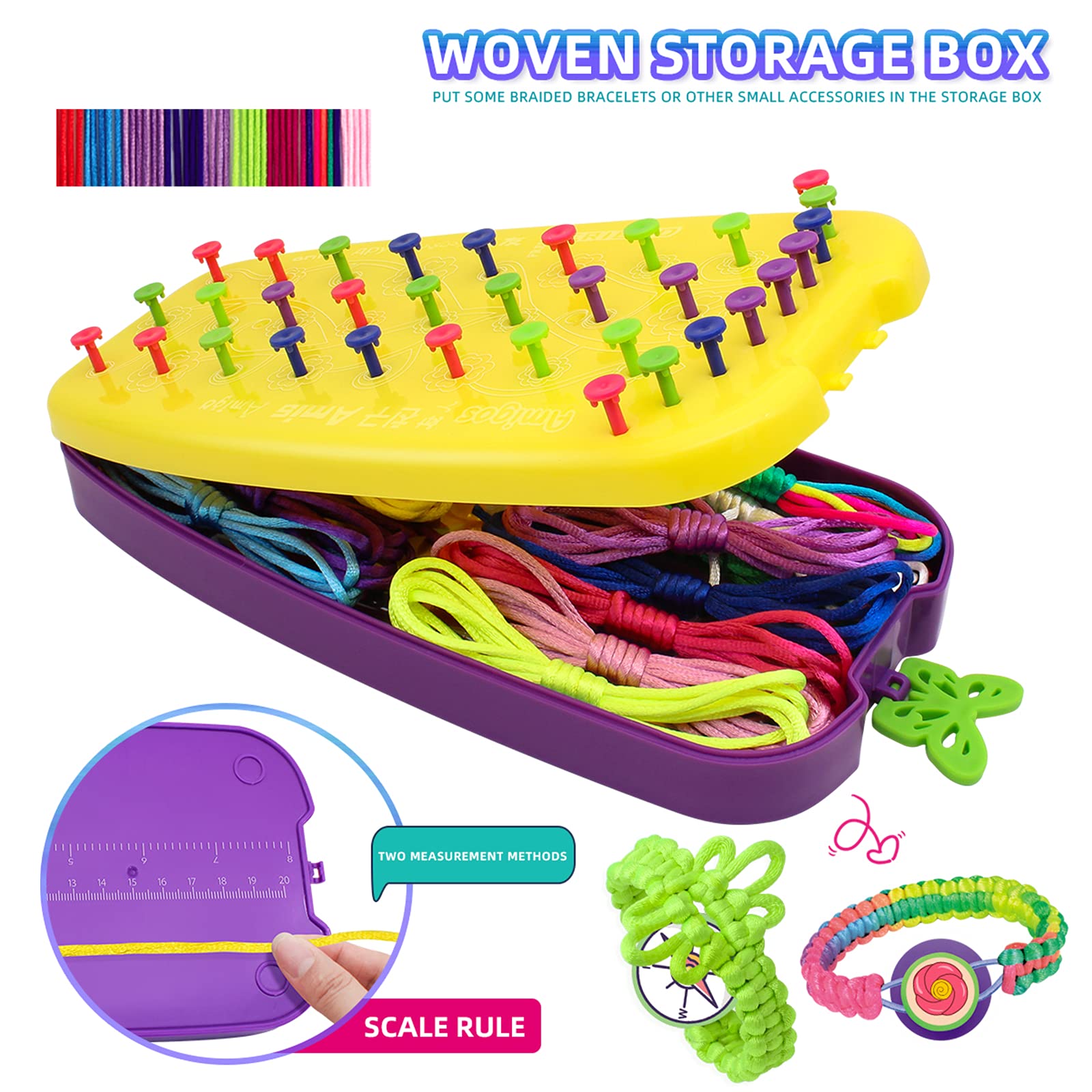 Foto 6 pulgar | Kit De Fabricación De Pulseras De Amistad Topdiaos Con Telar De Pulsera - Venta Internacional.