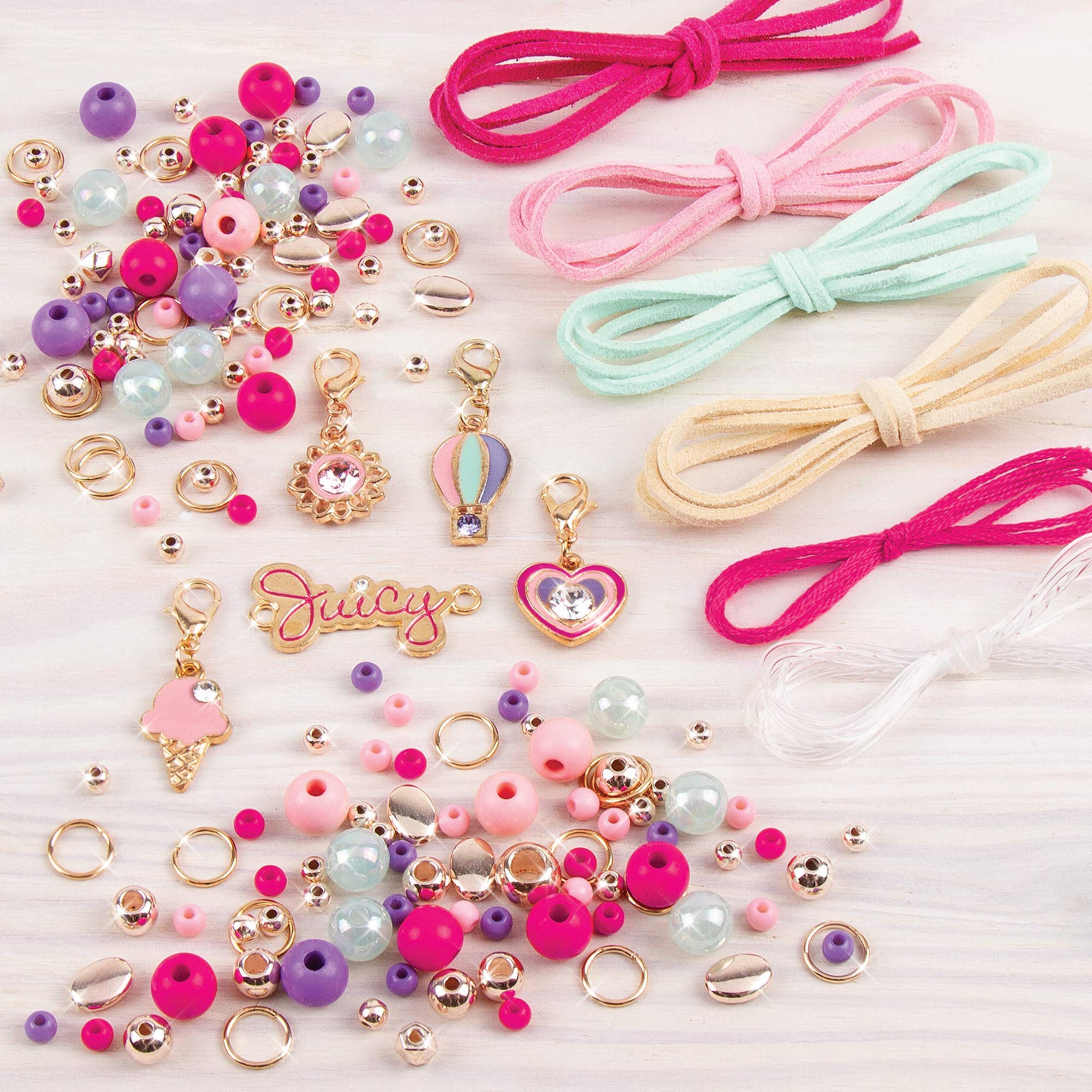 Foto 4 pulgar | Kit para Hacer Pulseras con Dijes Make It Real Juicy Couture Girls - Venta Internacional