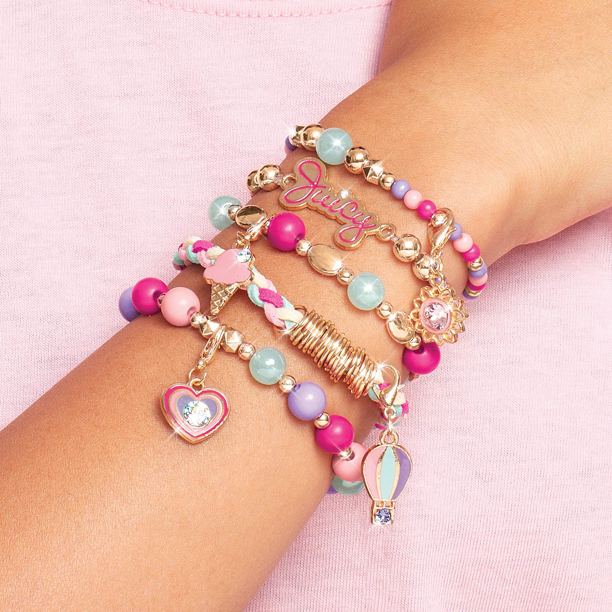 Foto 5 pulgar | Kit para Hacer Pulseras con Dijes Make It Real Juicy Couture Girls - Venta Internacional