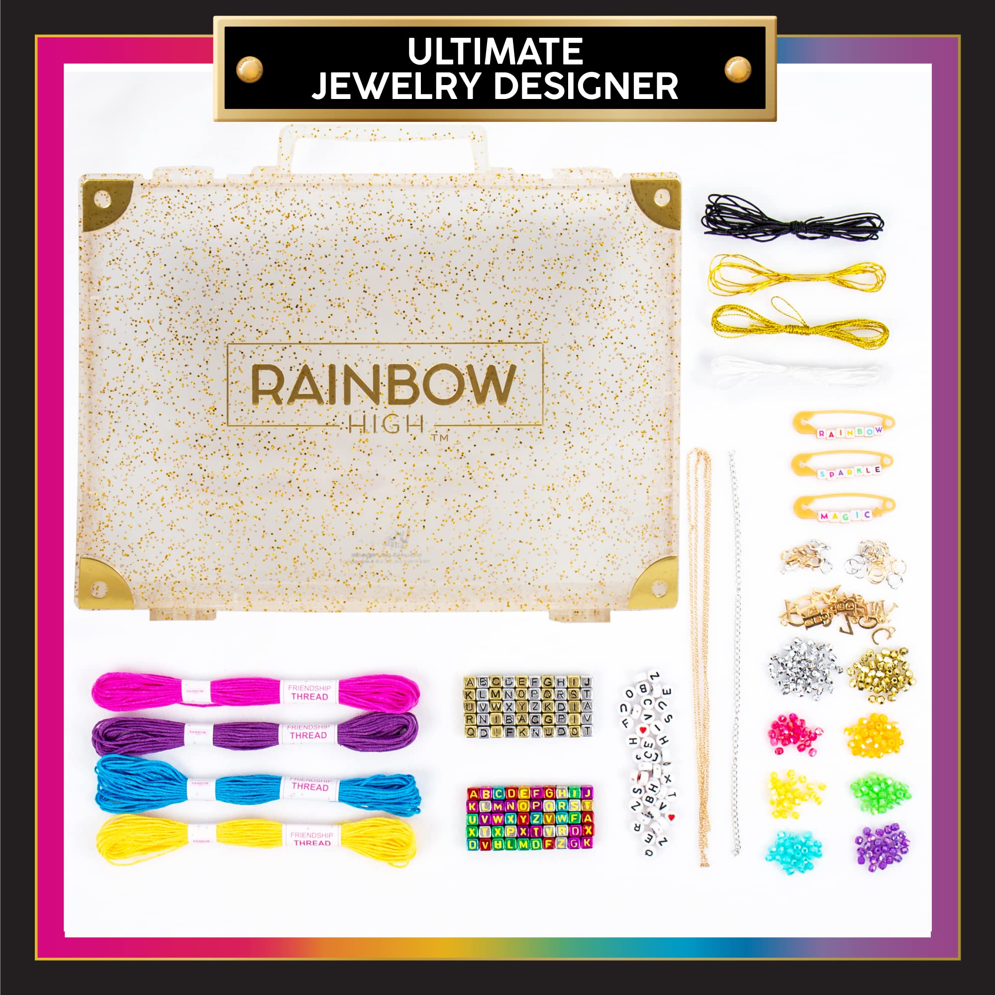 Foto 3 pulgar | Kit Para Hacer Joyas Rainbow High Ultimate Con Más De 20 Piezas - Venta Internacional.