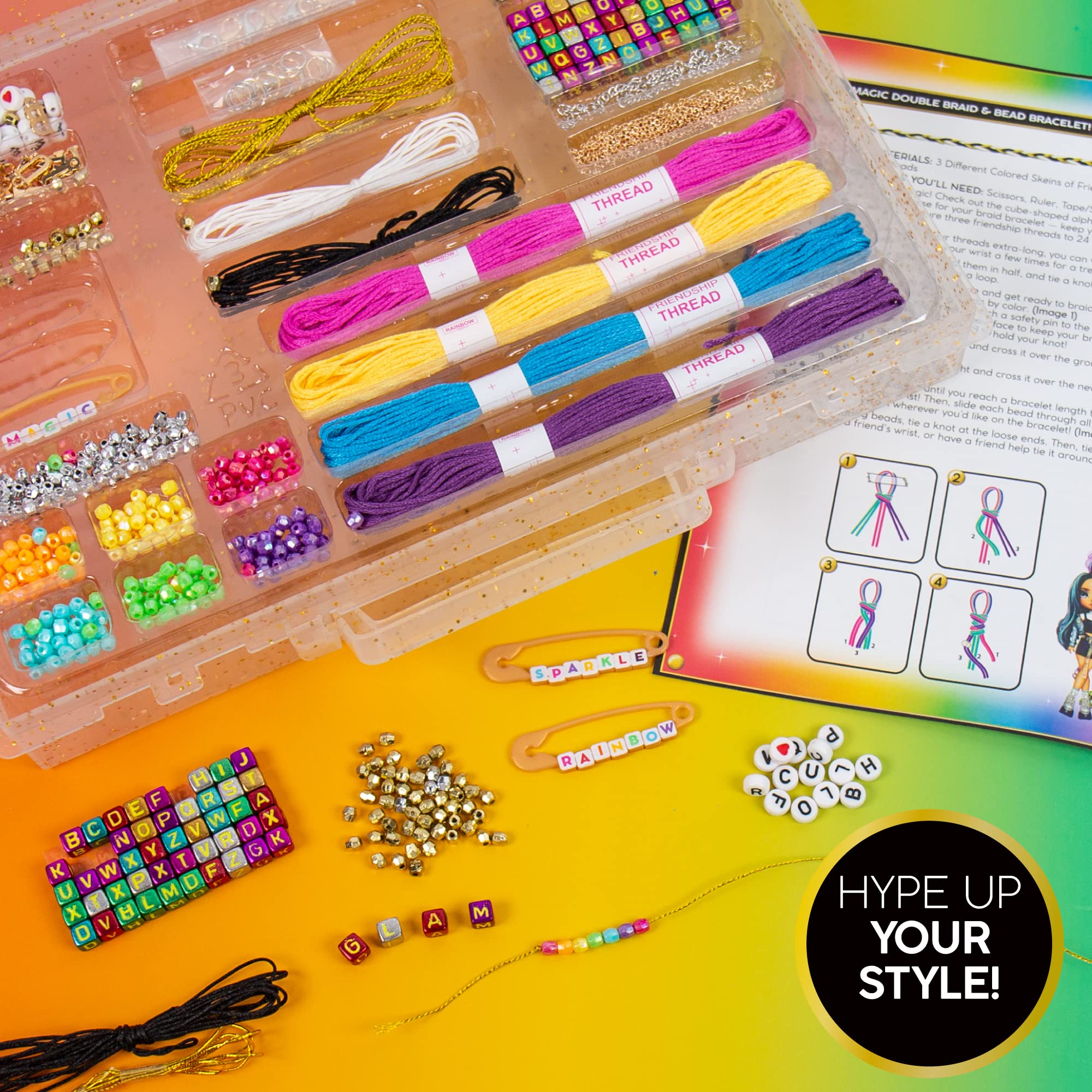 Foto 4 | Kit Para Hacer Joyas Rainbow High Ultimate Con Más De 20 Piezas - Venta Internacional.