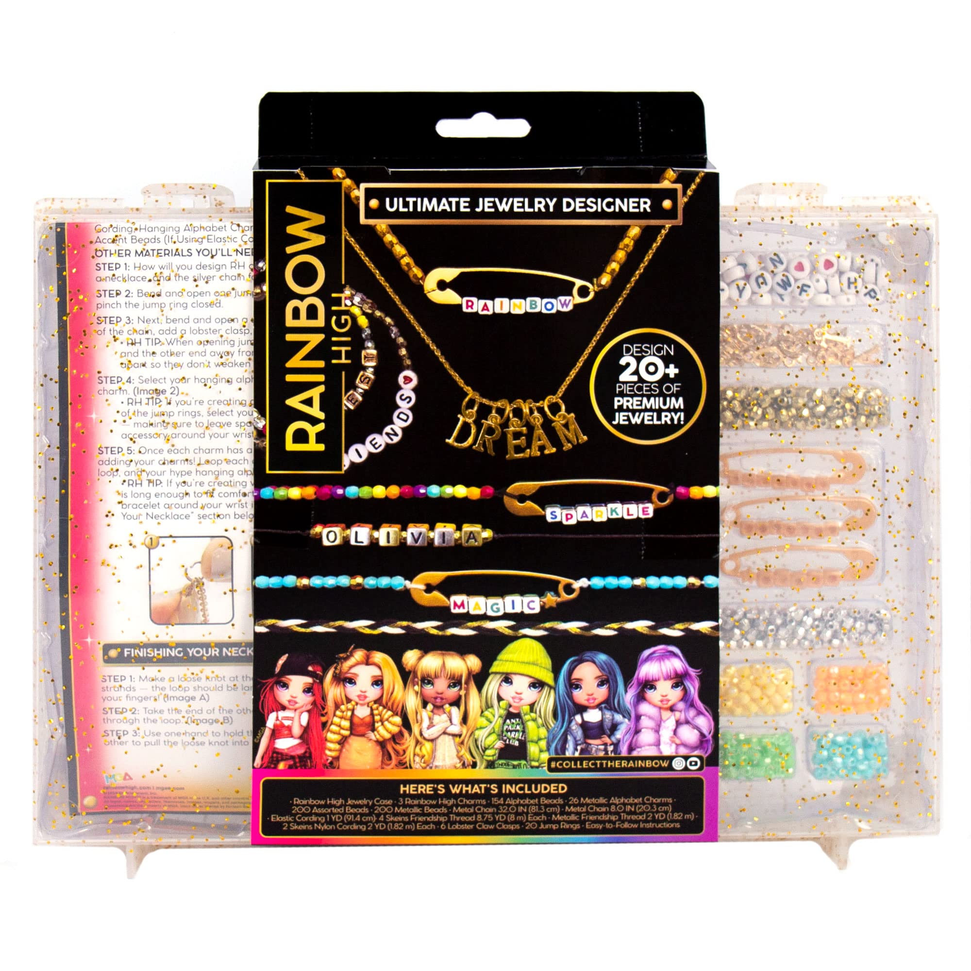 Foto 7 | Kit Para Hacer Joyas Rainbow High Ultimate Con Más De 20 Piezas - Venta Internacional.