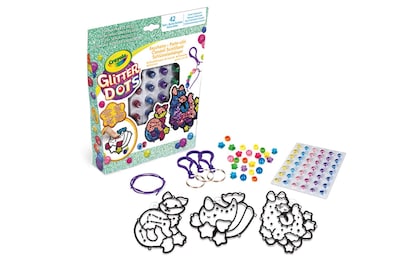 Foto 2 | Llavero Crayola Glitter Dots Sparkle Friends Con Menos Desorden - Venta Internacional.