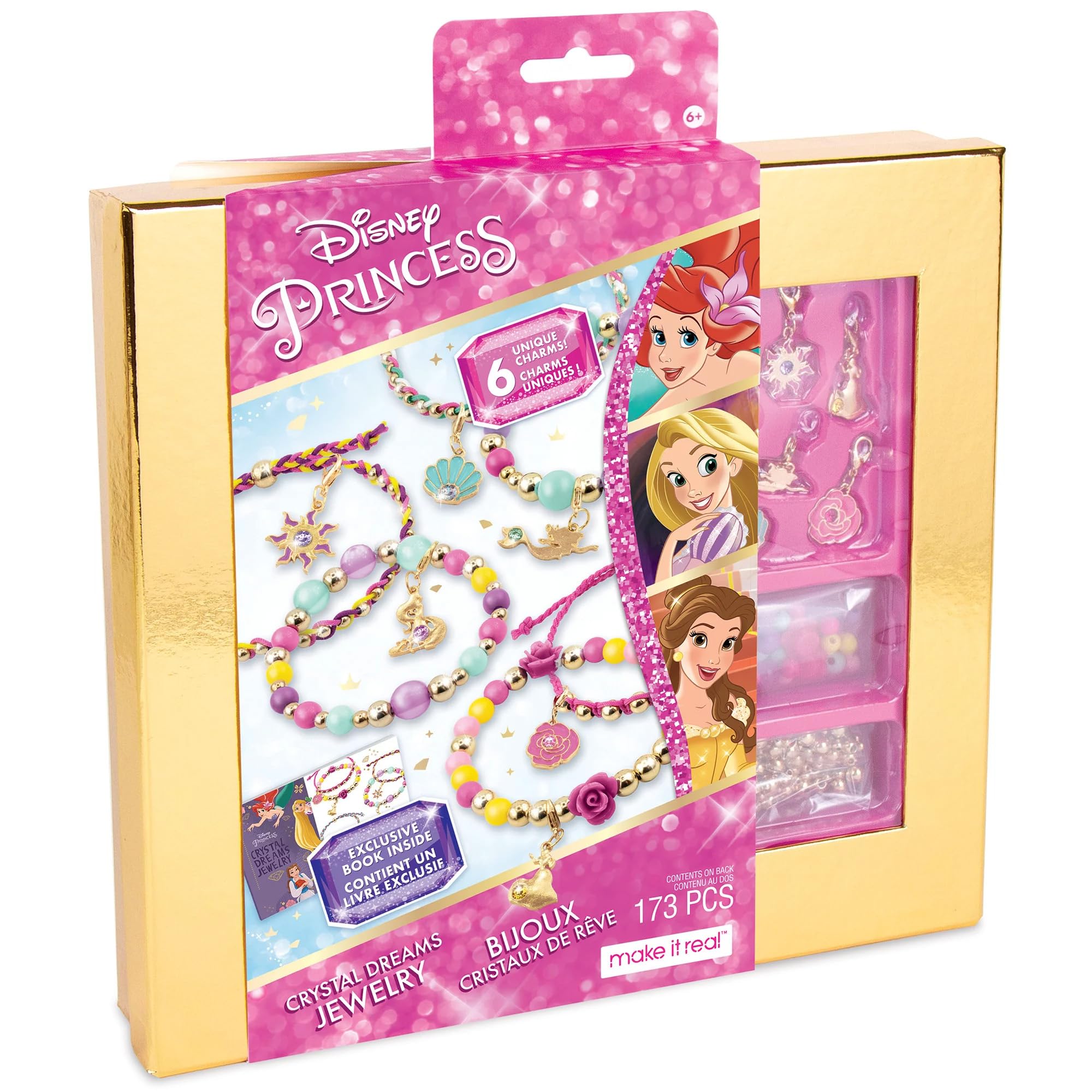 Foto 2 pulgar | Kit De Joyas Make It Real Disney Princess Crystal Dreams - Venta Internacional.