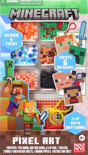 Foto 1 | Set Pixel Art Tara Toys Minecraft Con 800 Cuentas Para Niños - Venta Internacional.