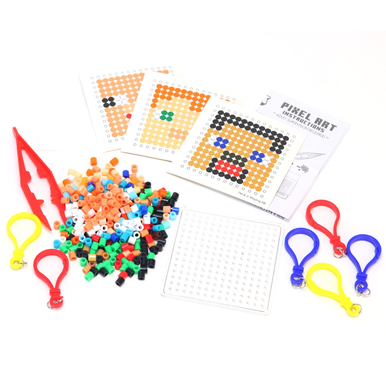 Foto 3 pulgar | Set Pixel Art Tara Toys Minecraft Con 800 Cuentas Para Niños - Venta Internacional.