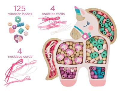 Foto 6 | Kit De Abalorios De Madera Stephen Joseph Con 125 Abalorios Para Niños - Venta Internacional.