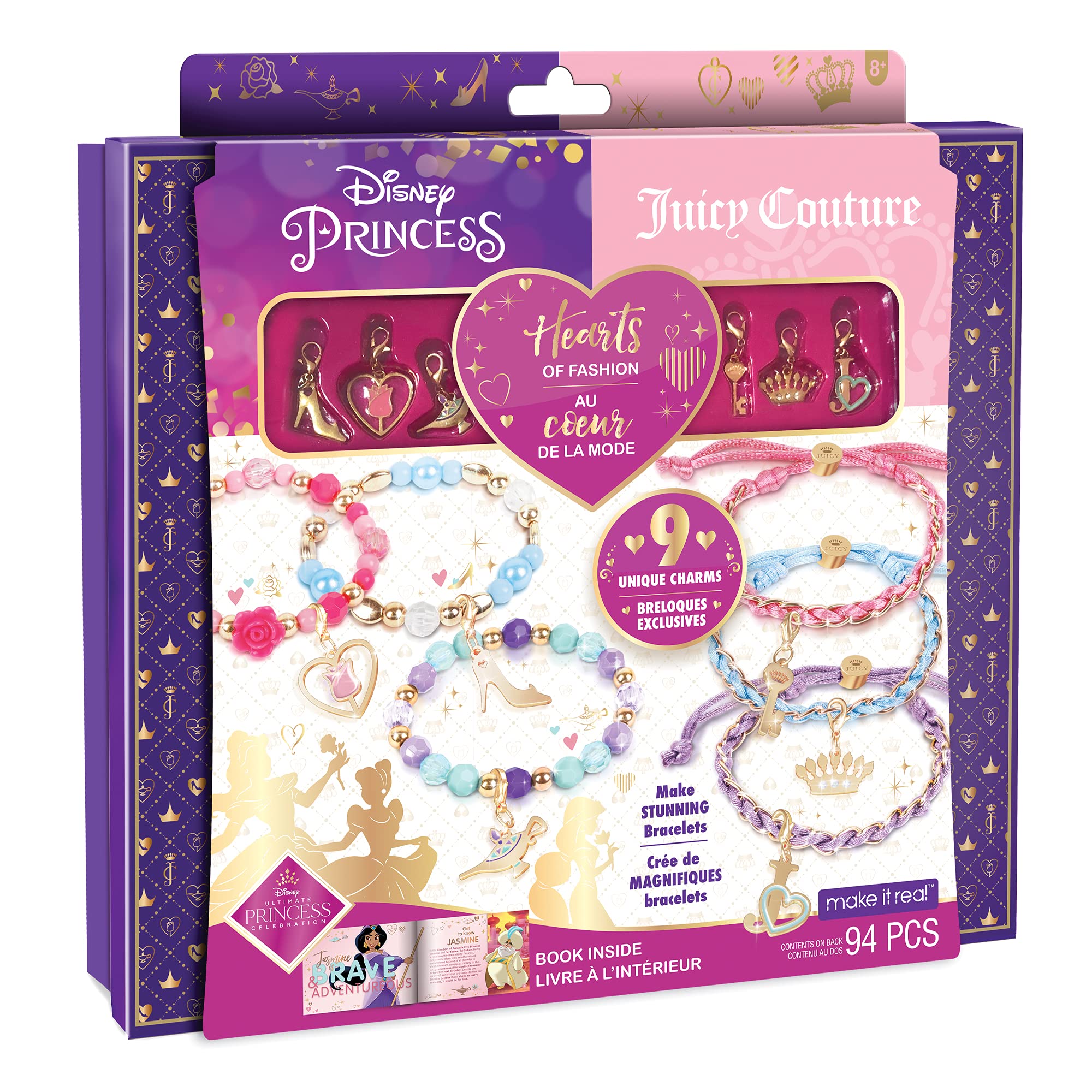 Foto 2 pulgar | Kit Para Hacer Pulseras Con Dijes Make It Real Disney Princess - Venta Internacional.