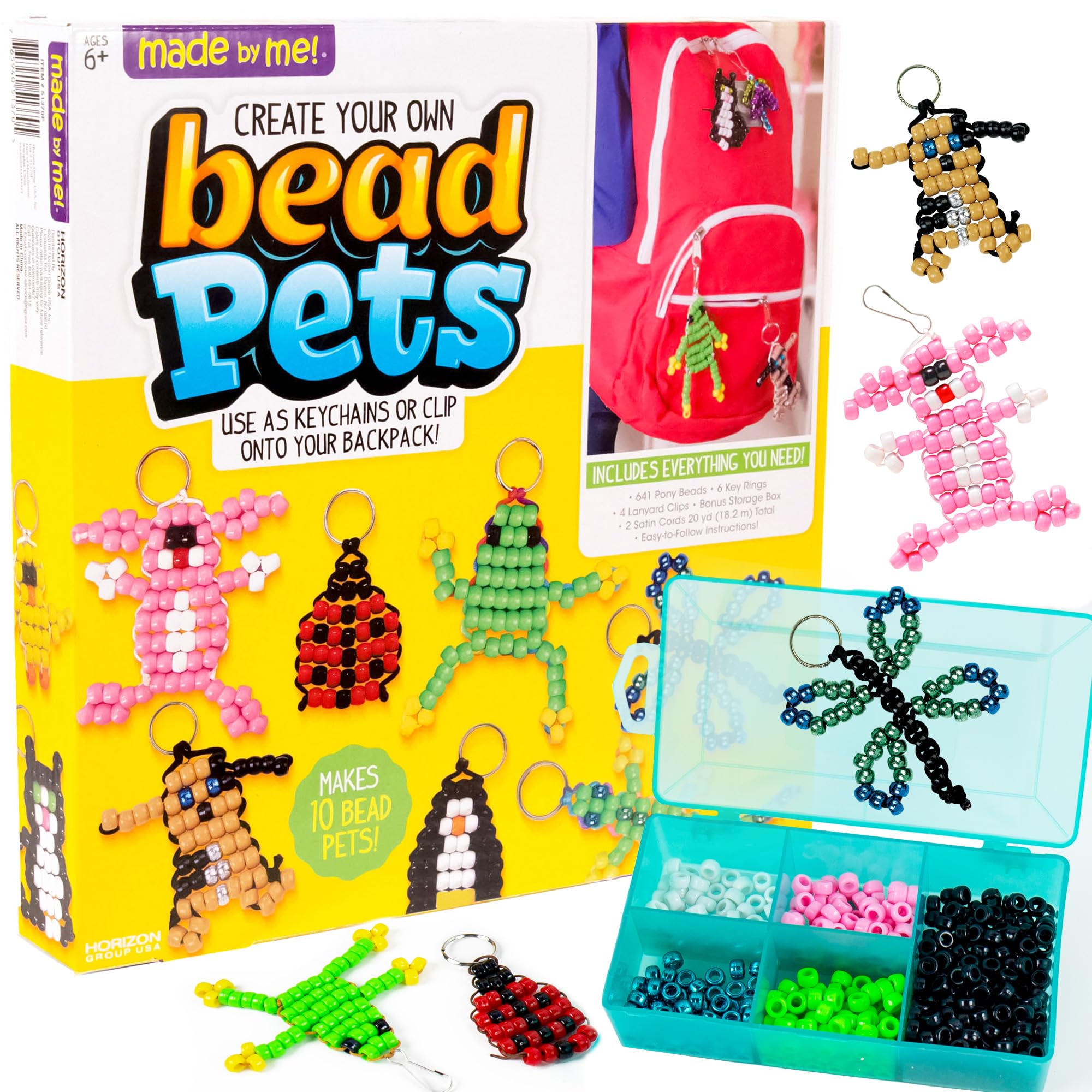 Foto 2 pulgar | Kit Bead Pets Hecho Por Mí Con Más De 600 Cuentas De Poni Y Más - Venta Internacional.